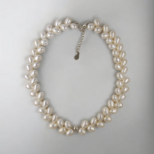Collier en perles de culture et argent 925