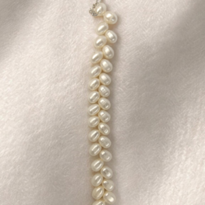 Bracelet en perles de culture et argent 925